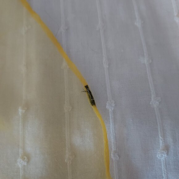 1950s sunshine yellow chiffon scarf - Picture 5 of 5